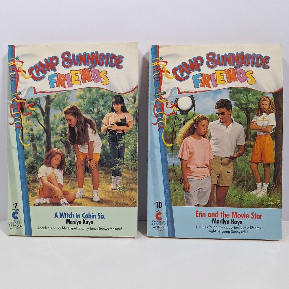 Camp Sunnyside Friends Books A Witch In Cabin Six Erin And The Movie Star 7 10